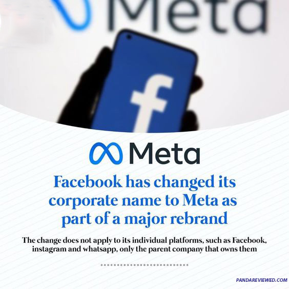 FACEBOOK changing its name to company in META