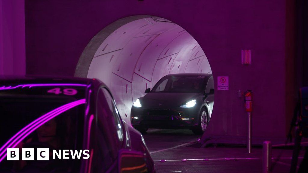 Musk’s Boring Company shows off Las Vegas tunnels