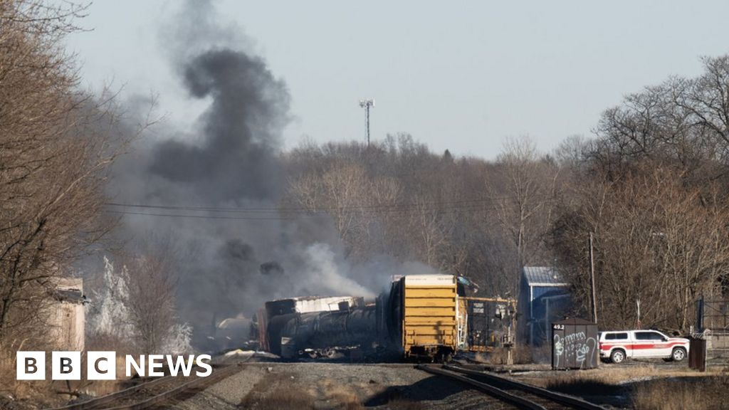 Officials fear explosion near Ohio train derailment site
